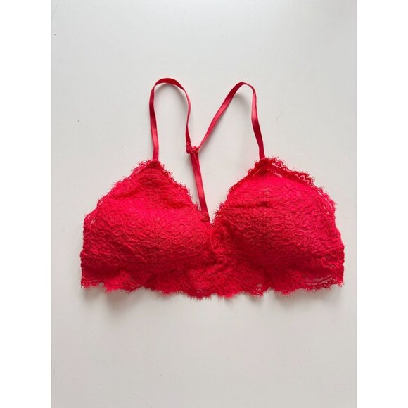 AERIE Intimates Lot - 2x Eyelash Lace Triangle, Sunnie Bralettes, Size M - Picture 5 of 11